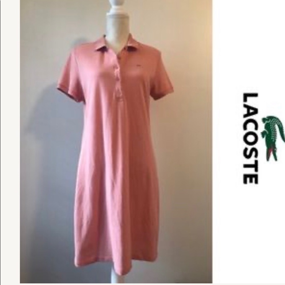 Lacoste Peach colored dress